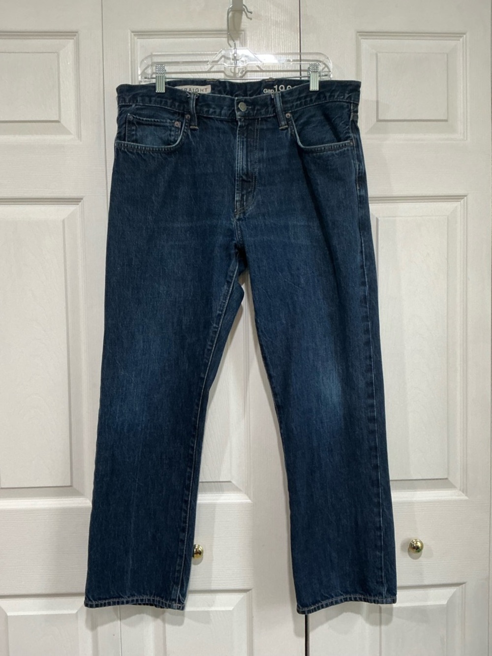 🤎 Gap Men’s Straight Blue Denim Jeans - 36 x 30